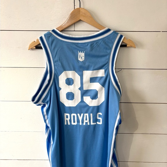 Kansas City Royals Jersey Adult M Pepsi KC City #85 Blue - Picture 6 of 6